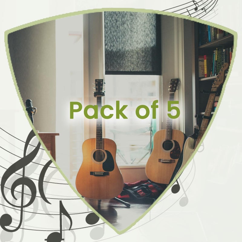 Gravity Picks Acrylic Guitar Picks - Polished, Sharper & Stronger Bevels for Brighter Sound & Tighter Grip - 1.5mm Stealth Design & Standard Thickness - Handcrafted in California (5 Pack) - Image 4